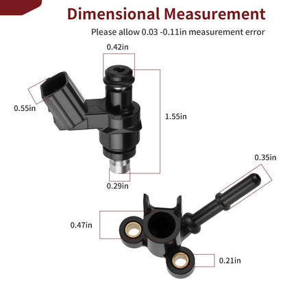 Fuel Injector Set for Honda Foreman 500 TRX500 (2014–2019)
