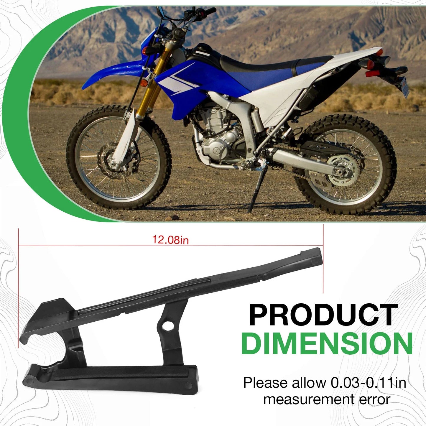 New Front Guard Seal - Swingarm for Yamaha WR250R WR250X (2008–2012)