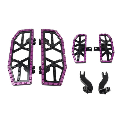 Chrome Aluminum Brake Arm Pedal Kit for Harley FLT FLH (2014–2016)