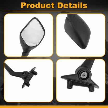 Set of 2 Rear View Mirrors for Yamaha TMAX560 (2023–2024)