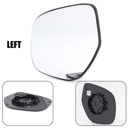 Heated Left Wing Mirror Glass w/ Backing for Mitsubishi Outlander (2014-2020)