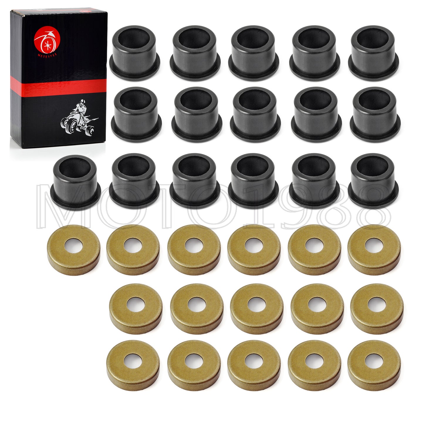16pcs A Arm Bushing Dust Seal Caps for Yamaha Warrior 350 (1987–2004)