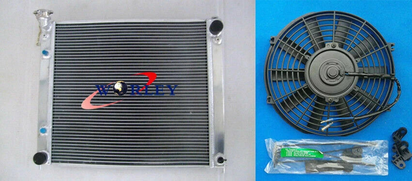 3 Core Aluminum Radiator & Fan for Nissan Fairlady 300ZX (1989–1996)