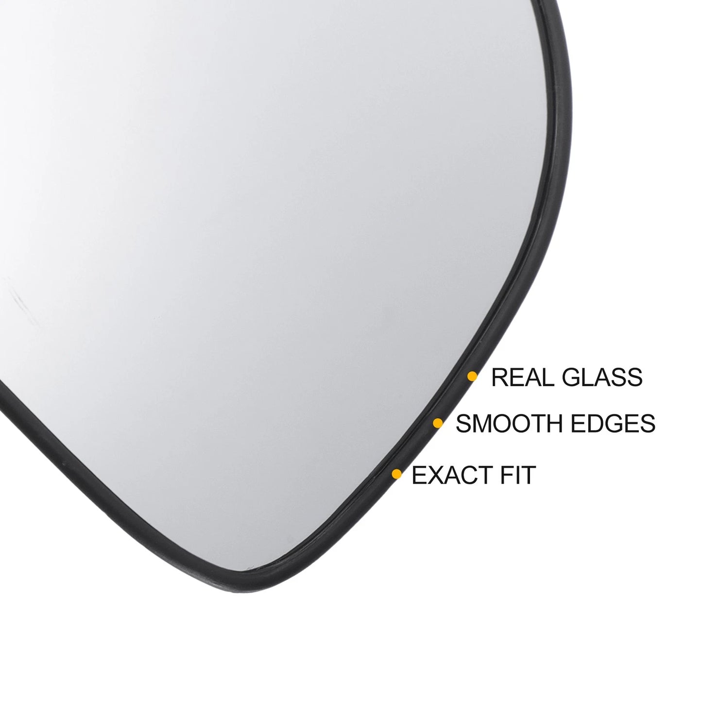Heated Right Side Mirror Glass for Hyundai Santa Fe (2007–2009)