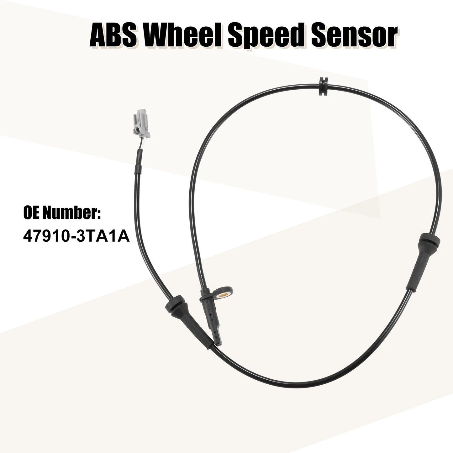 ABS Sensor Set of 2 for Nissan Altima 2.5L CVT SEDAN (2015–2018) 47910-3TA1A