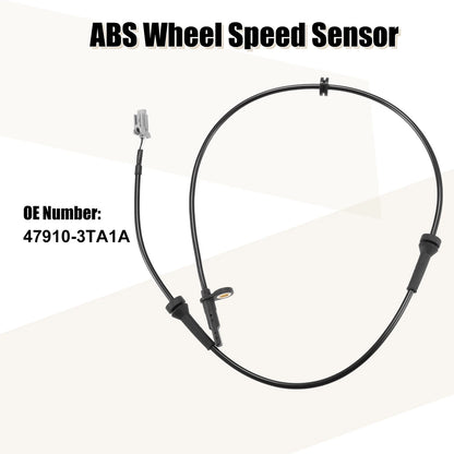 ABS Sensor Set of 2 for Nissan Altima 2.5L CVT SEDAN (2015–2018) 47910-3TA1A