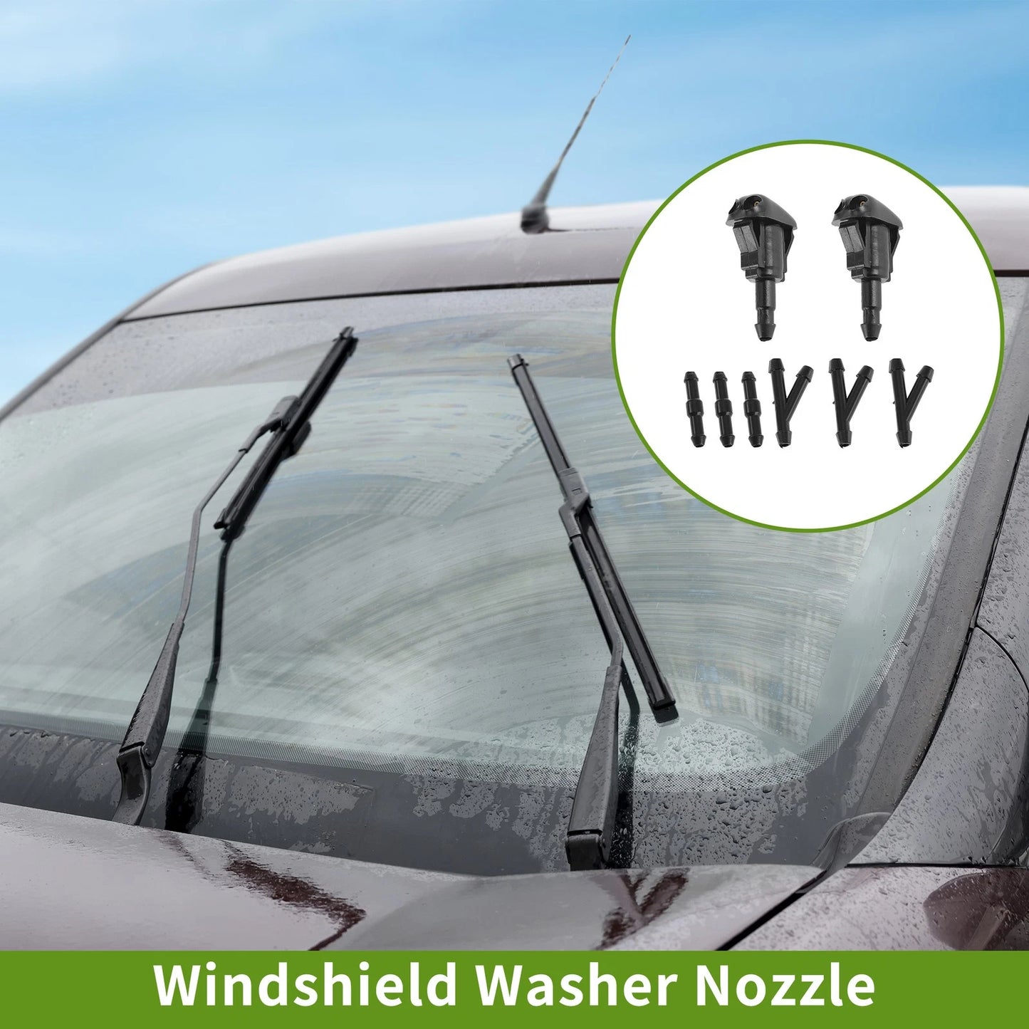 Windshield Washer Nozzle Set for Toyota (No. 85381AA010)