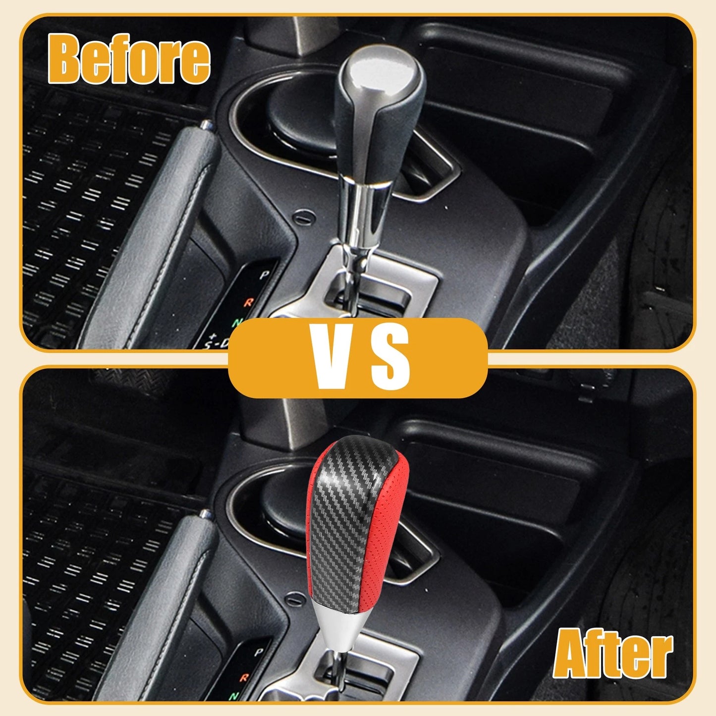 Gear Shift Knob for Toyota 4Runner (2003–2022) Red