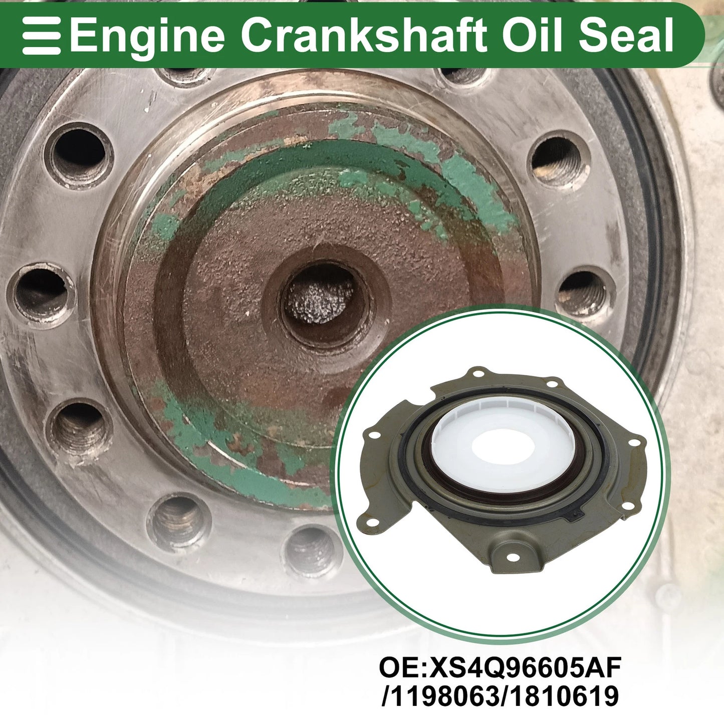 1 Pc Rear Crankshaft Oil Seal for Ford Focus (1998–2011) No.XS4Q96605AF/1198063