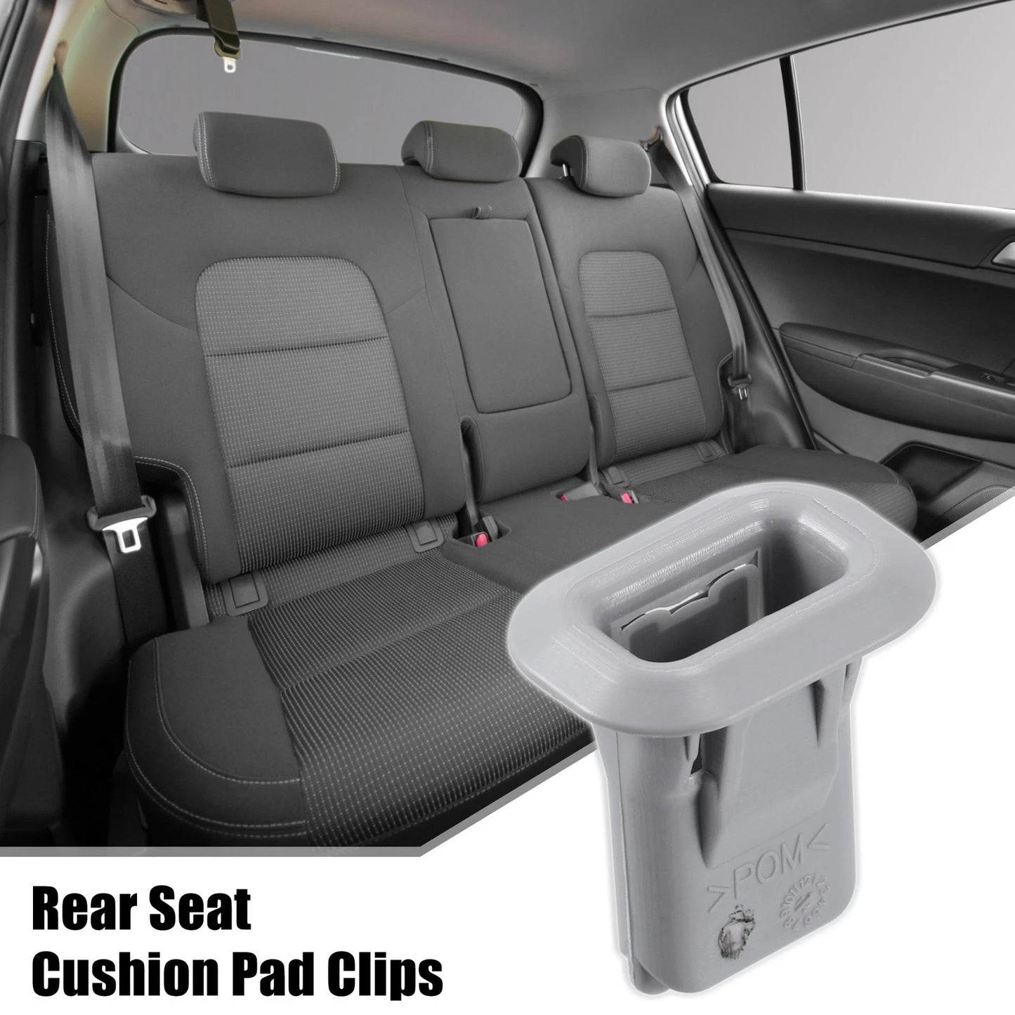 Set of 4 Rear Seat Cushion Pad Clips for Mercedes-Benz CLA250 (2014–2021)
