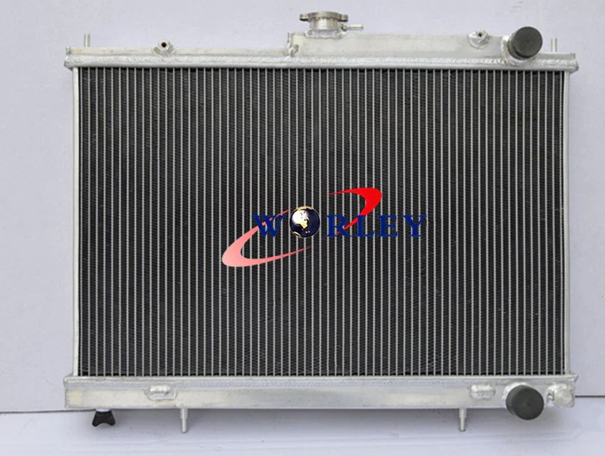 42mm Aluminum Radiator & 2 Fans for Nissan Skyline R33 R34 GTR GTS-T