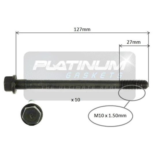 Engine Cylinder Head Bolt Set for Nissan Patrol GU (1997–2001)