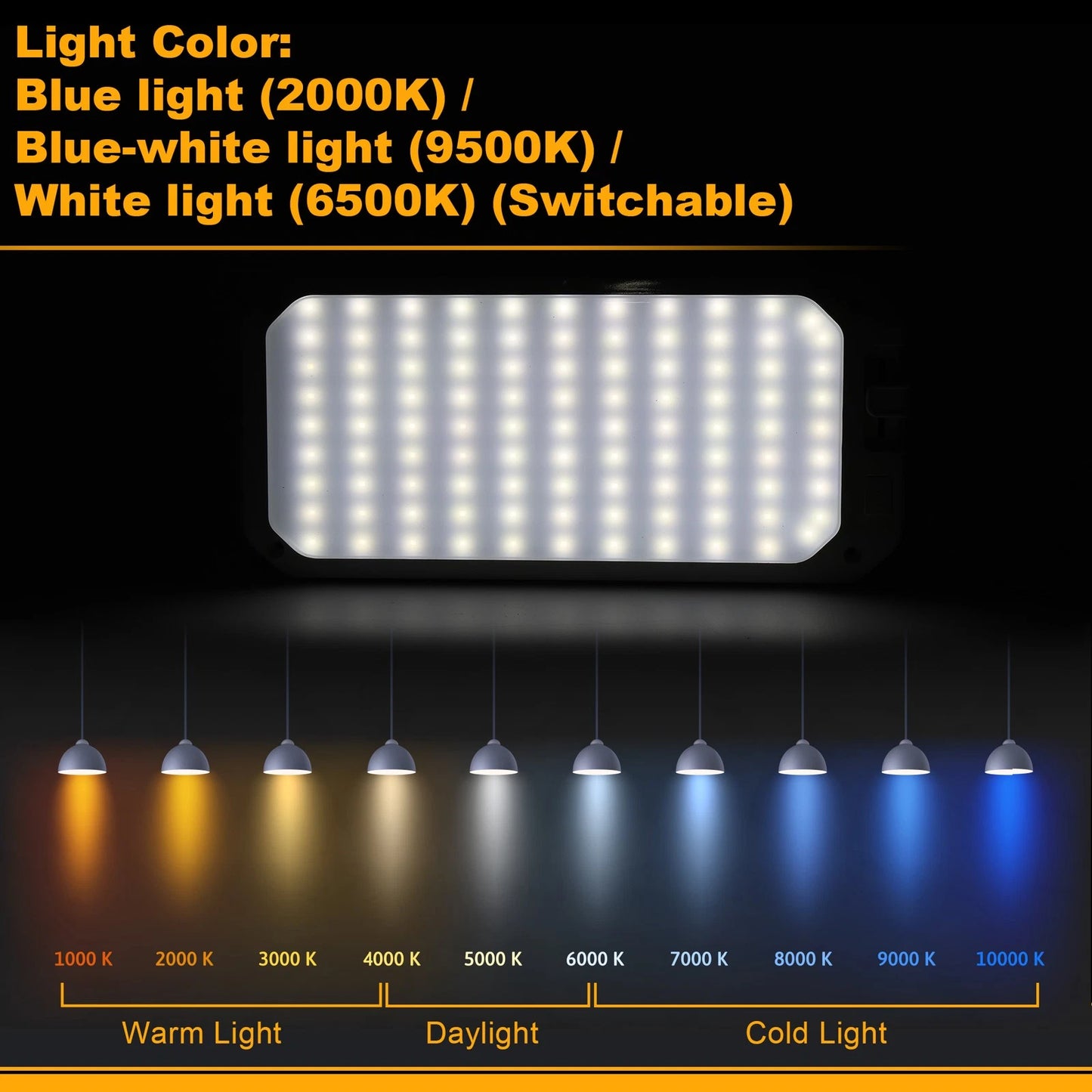 1Pc 198 Lamp Beads Car Interior Lighting for Universal Vehicles
