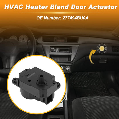 HVAC Heater Blend Door Actuator for Nissan Rogue (2014–2019) 277494BU0A