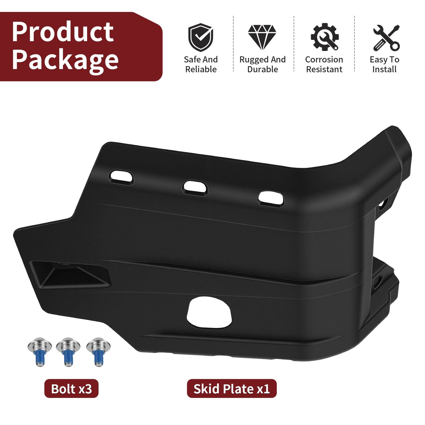 Skid Plate for Kawasaki KLX230 KLX230R KLX230SM (2020–2023)