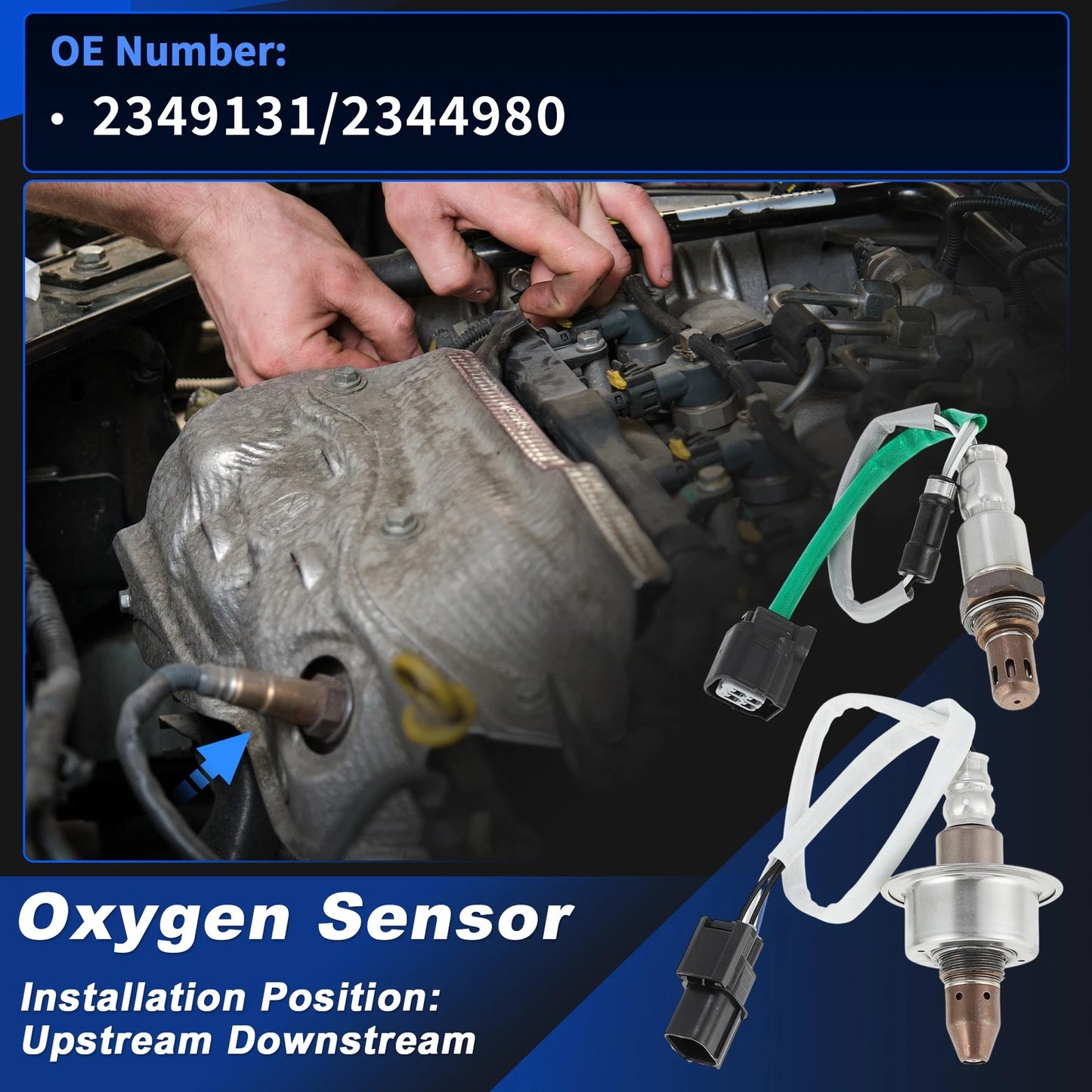 2X Oxygen Sensor for Honda CR-V 2.4 L4 (2012–2019)