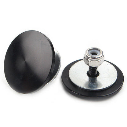 Black Aluminum Inner Fairing Mirror Plugs for Harley Street Glide Trike (2009-2023)