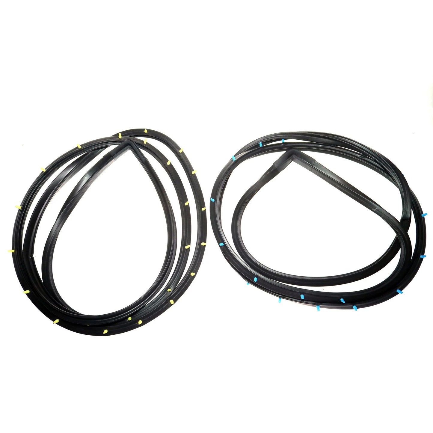 Set of 4 Rear Door Weatherstrip Rubber Seals for Toyota Crown (S60–S65)