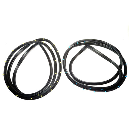 Set of 4 Rear Door Weatherstrip Rubber Seals for Toyota Crown (S60–S65)