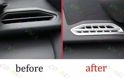Matte Silver Dashboard Vent Cover Trim for Lexus UX200 250h (2019–2022)