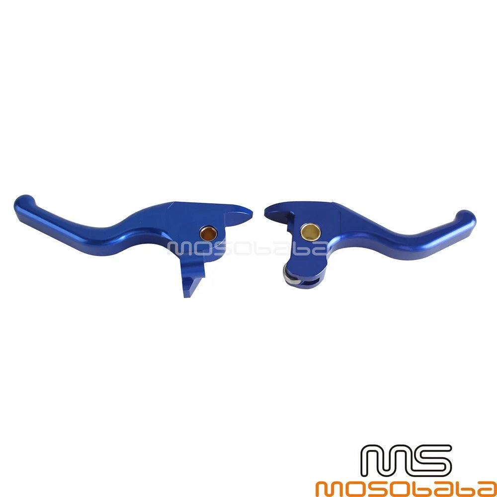 Finger Brake Clutch Levers for Harley Touring Road King Road Glide (14-16)