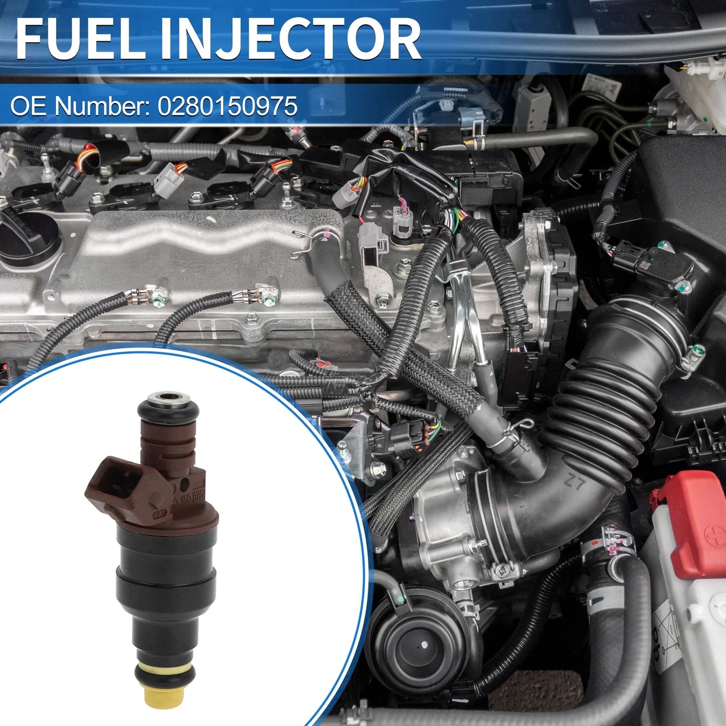 Fuel Injector 2 x No.0280150975 for CHEVROLET Blazer S10 4.1 4WD (1998-1999)