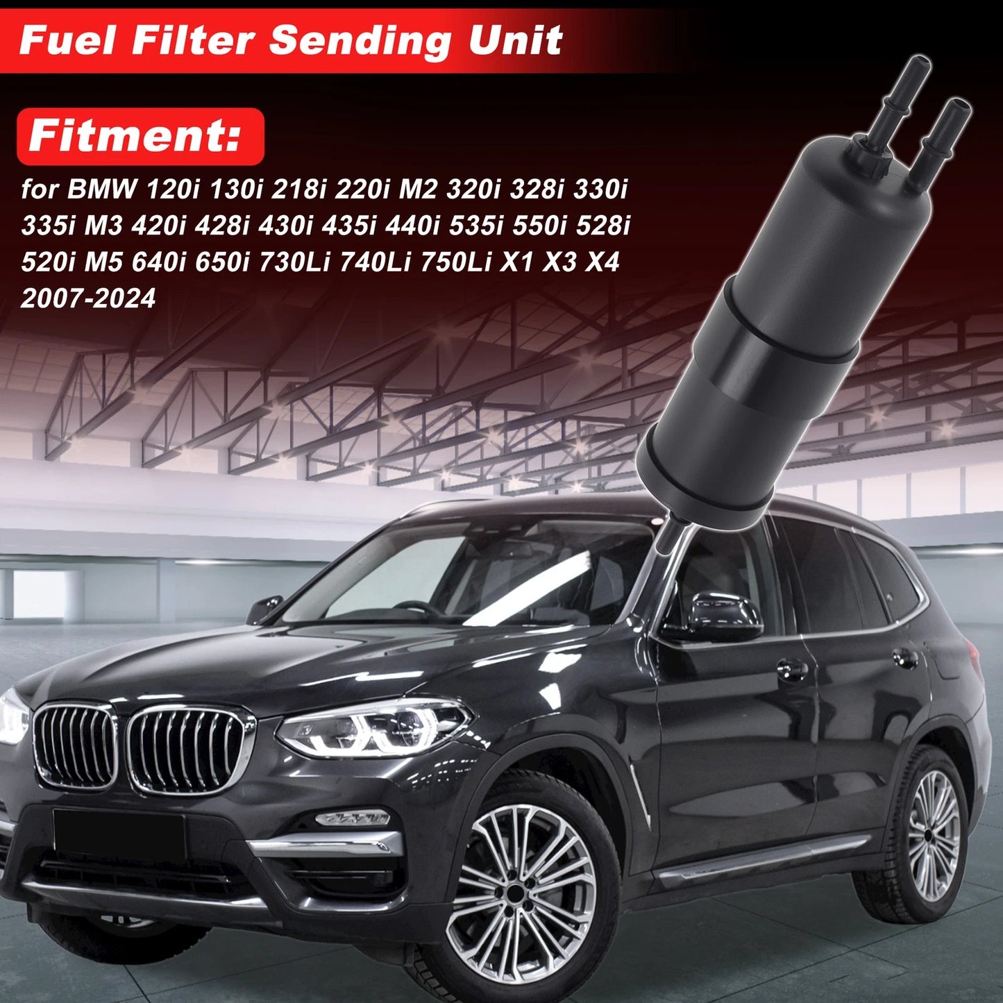Fuel Filter Assembly for BMW 120i 130i 218i 220i (2007–2024) No. 16127233840