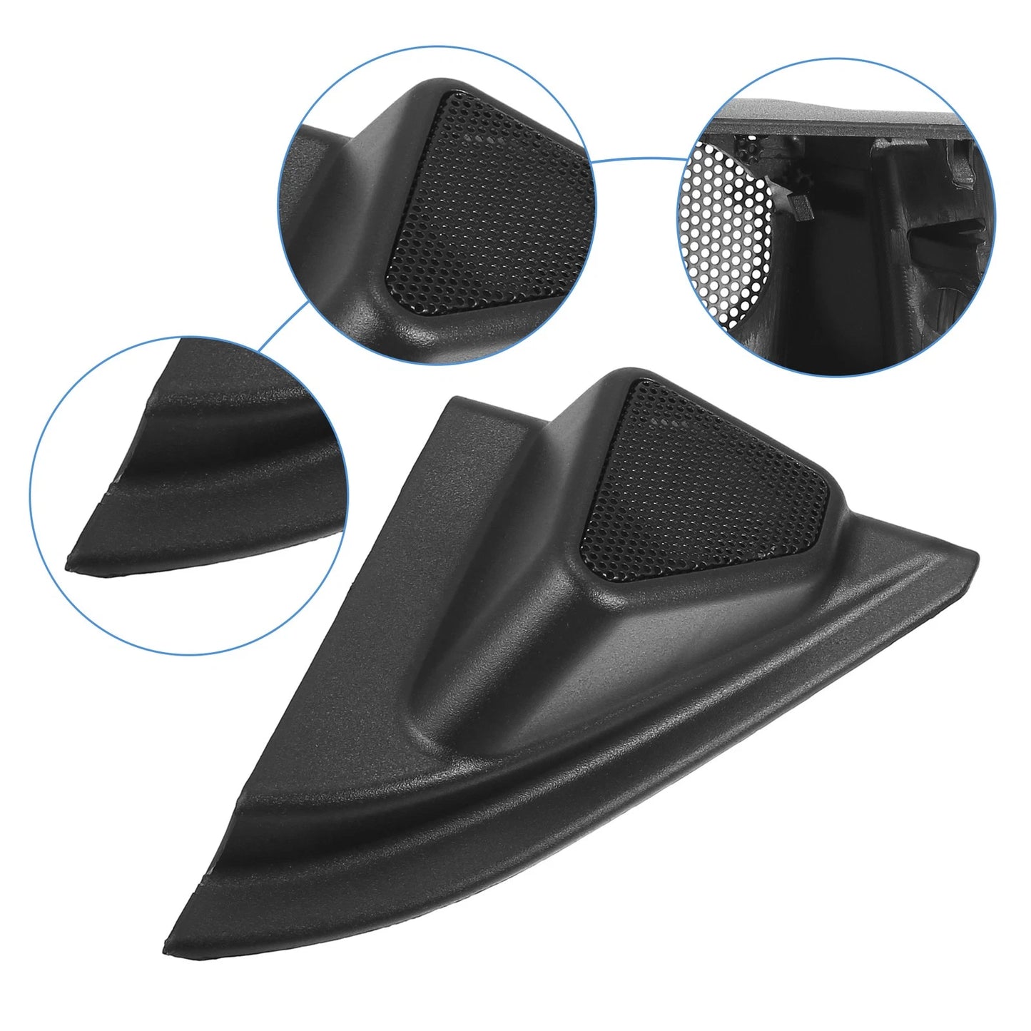 1 Pair Door Tweeter Speaker Panel Cover Trim for Toyota Corolla (2014–2018)