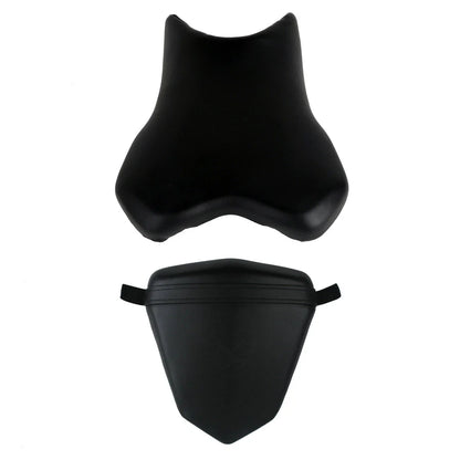 Black Driver Passenger Seat for Yamaha YZF-R6 (2006-2007)