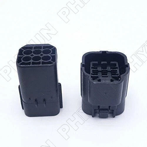 5 x Automotive 6 Pin Amp Sealed Wire Connector Plug for SUV