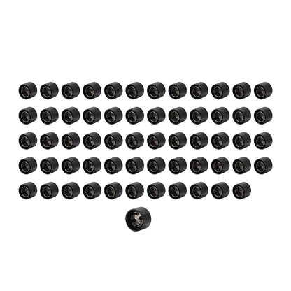 60X Black Engine Screw Caps for Harley Twin Cam Engines (1999-2017)
