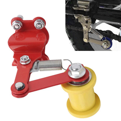 Chain Tensioner Roller Adjuster for Universal Motorcycle ATV Dirt Bike (Black)