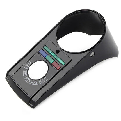 Black Speedometer Dash Panel Cover for Harley Softail (1971-1990)
