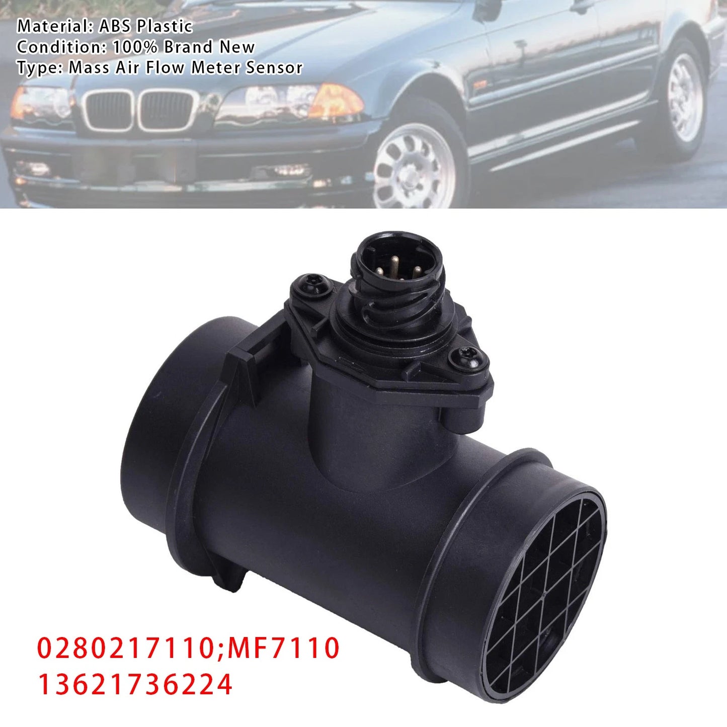 Mass Air Flow Meter Sensor for BMW 318i 750iL 850Ci Z3 (1992–2002) 0280217110