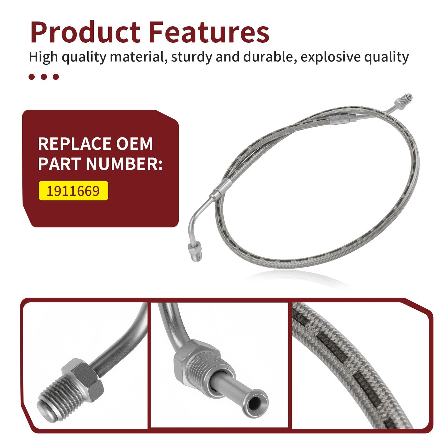 Brake Line for Polaris Scrambler XP 1000 (2014–2018)