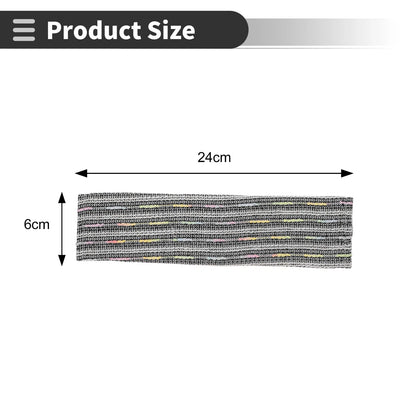 Set of 2 Black Seat Belt Cover Pads for Universal Fit (24cm)