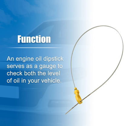 Engine Oil Fluid Level Dipstick for Chevrolet C2500 (1992–1999) No.12648908