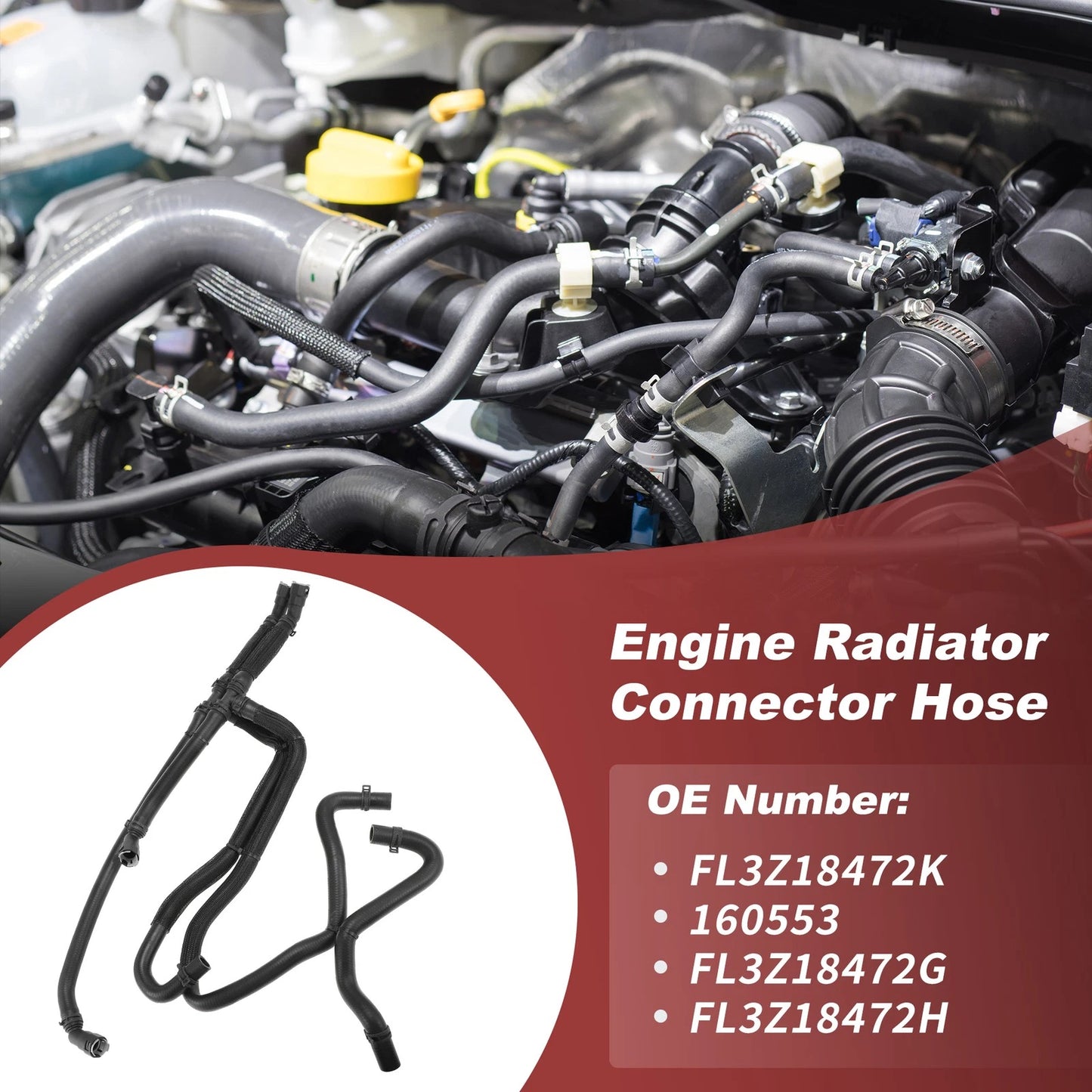 HVAC Heater Water Hose for Ford F-150 (2015–2017) No.FL3Z18472K