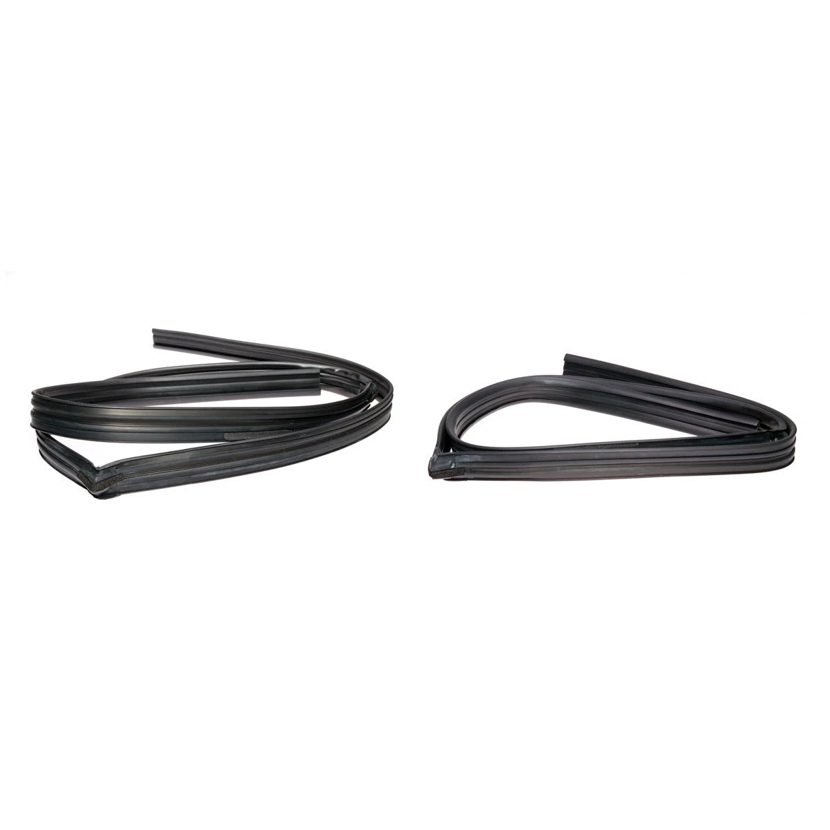 Set of 2 Rear Door Glass Run Channel Seals for Honda Fit Jazz (2001–2008)
