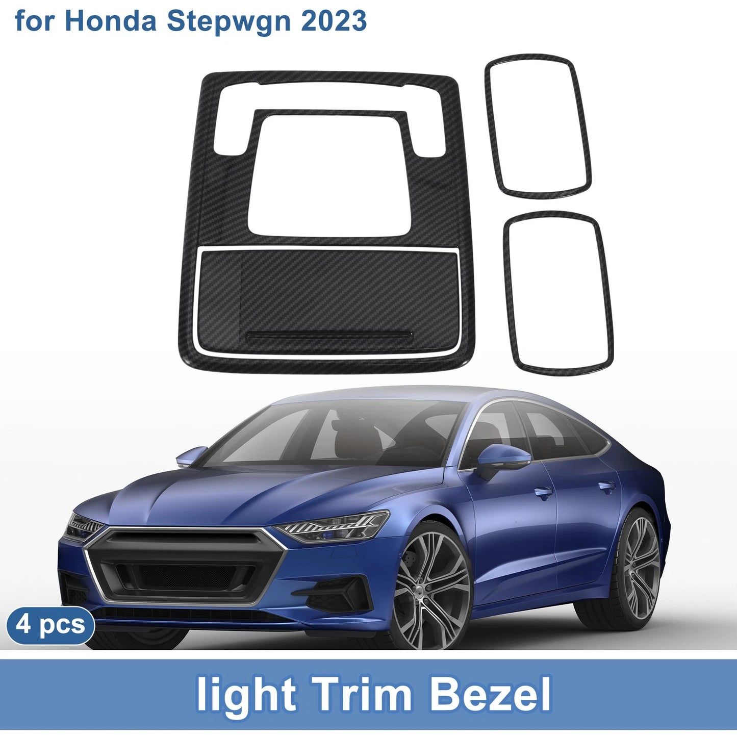 Light Trim Bezel for Honda Stepwgn (2023) - Front Row, Rear Row Lamp Cove