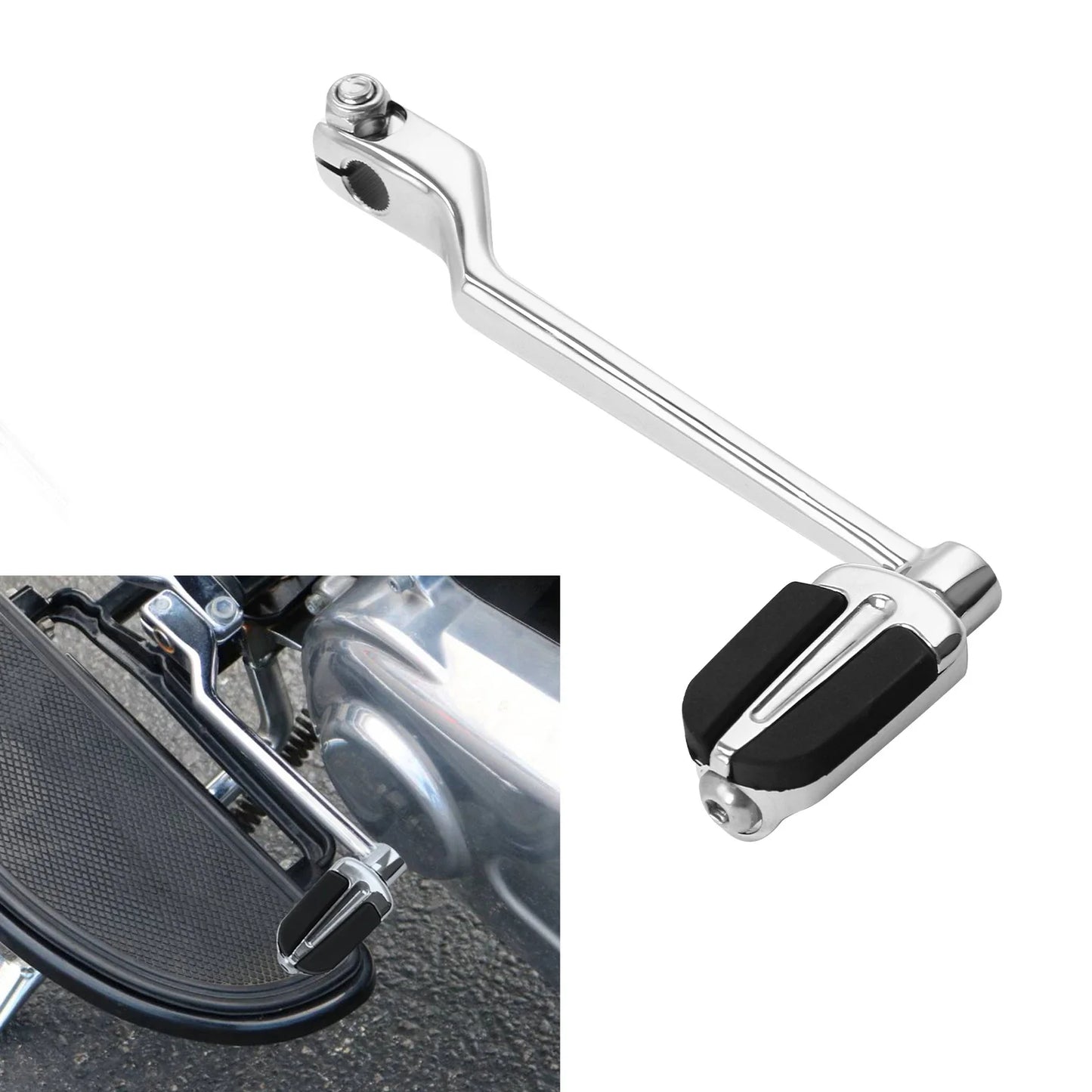 Chrome Rear Shifter Lever Pedal Peg for Harley Touring Street Glide (1988-2024)