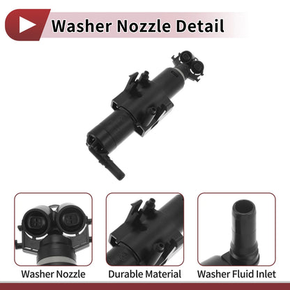 Front Driver Side Headlight Washer Nozzle for Ford Kuga (2017–2019) No.GV4113L015AE