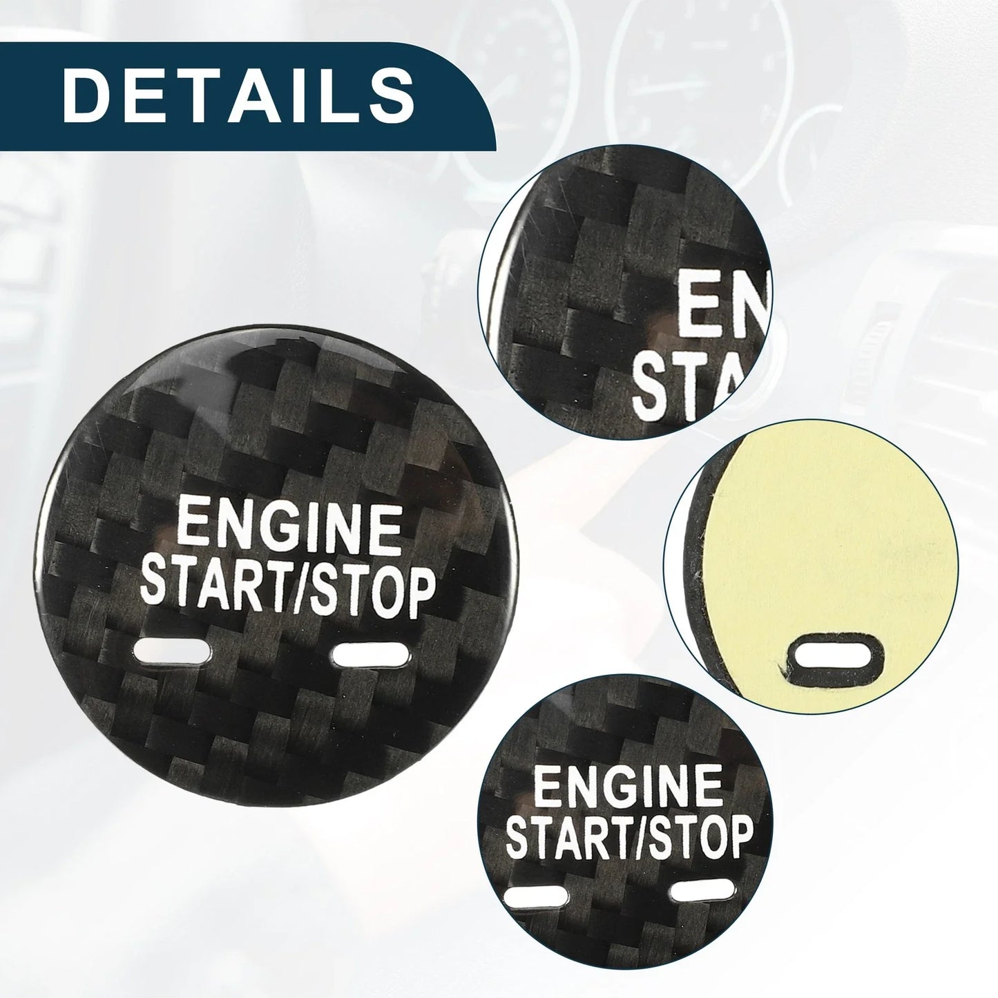 Engine Start Stop Button Cover for Chevrolet (2015-2023)