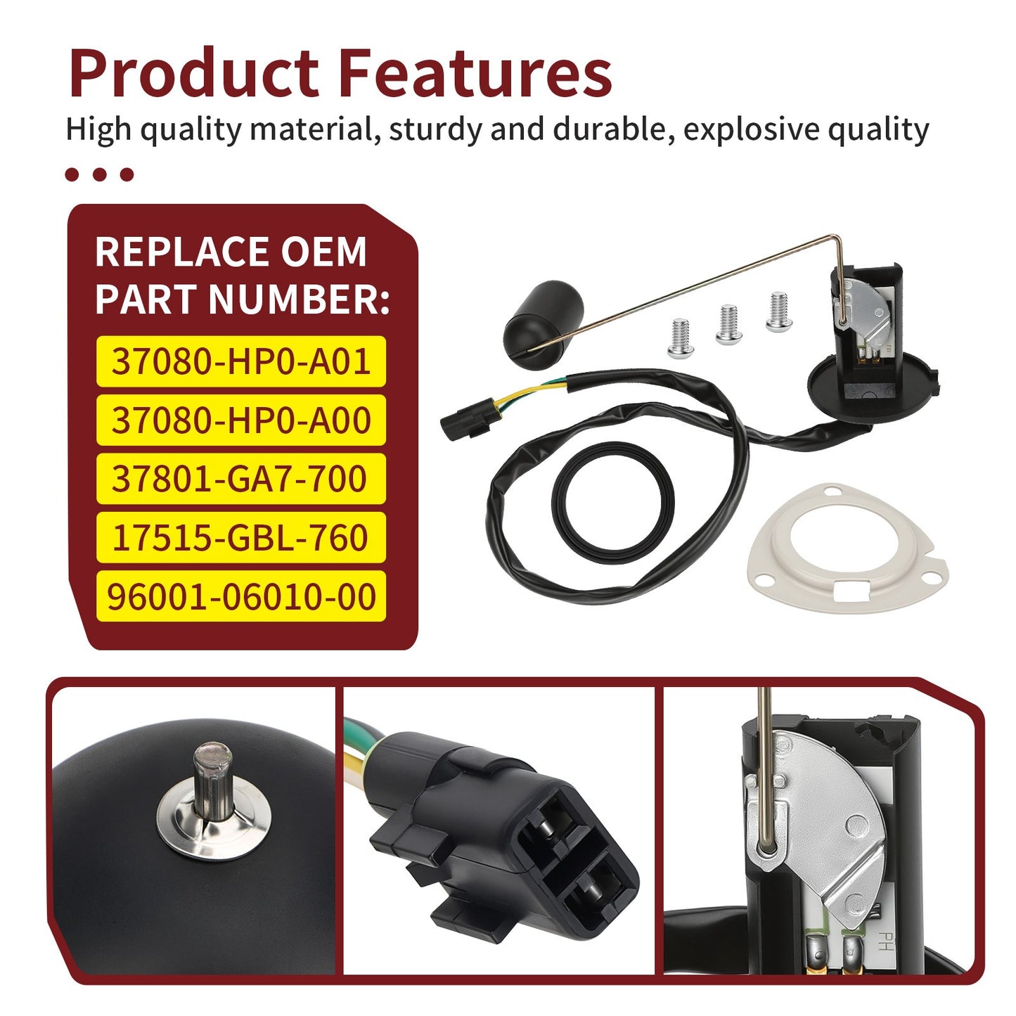 Fuel Sending Unit Sensor for Honda Fourtrax Foreman TRX500 (2005–2014)