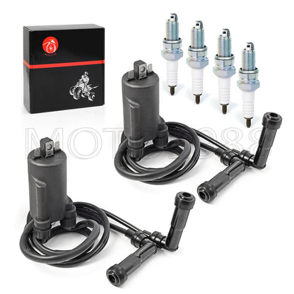 Ignition Coil Spark Plug Kit for Honda Goldwing GL1100 (1980–1981)