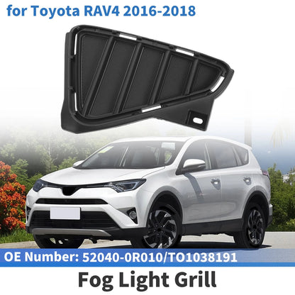 Front Left Fog Light Cover No. 52040-0R010 for Toyota RAV4 (2016–2018)