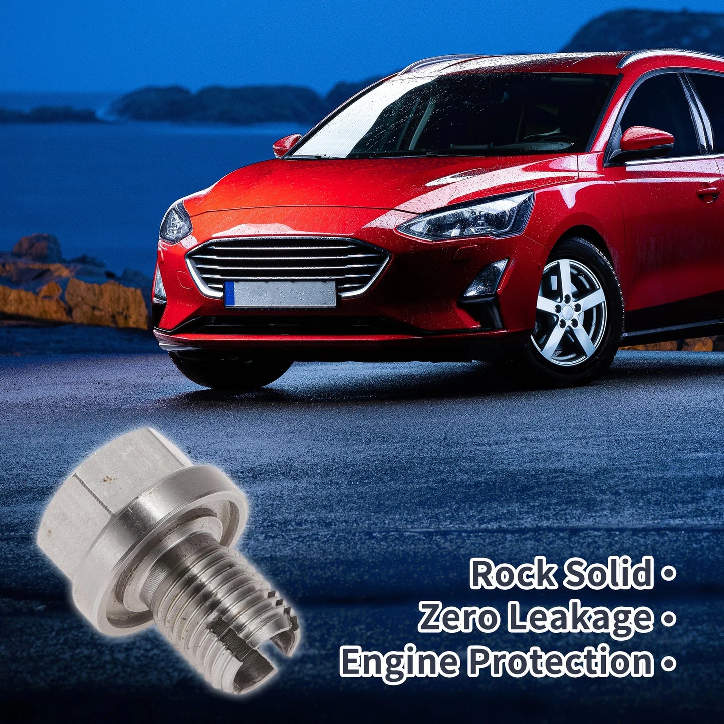 M12.1x1.25 Oil Drain Plug for Universal Applications (Includes Hex Key & Washers)