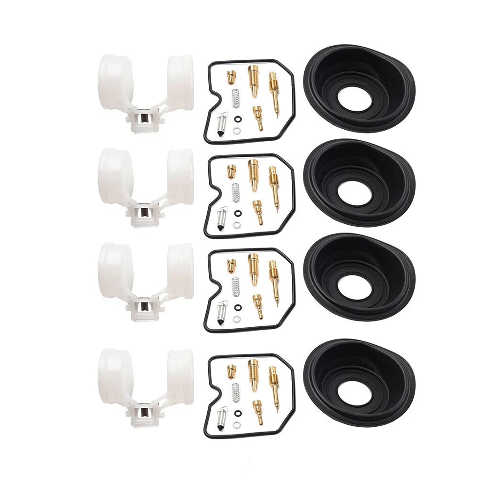 Set of 4 Carburetor Repair Kits for Kawasaki ZX1100 GPZ1100 (1995–1997)
