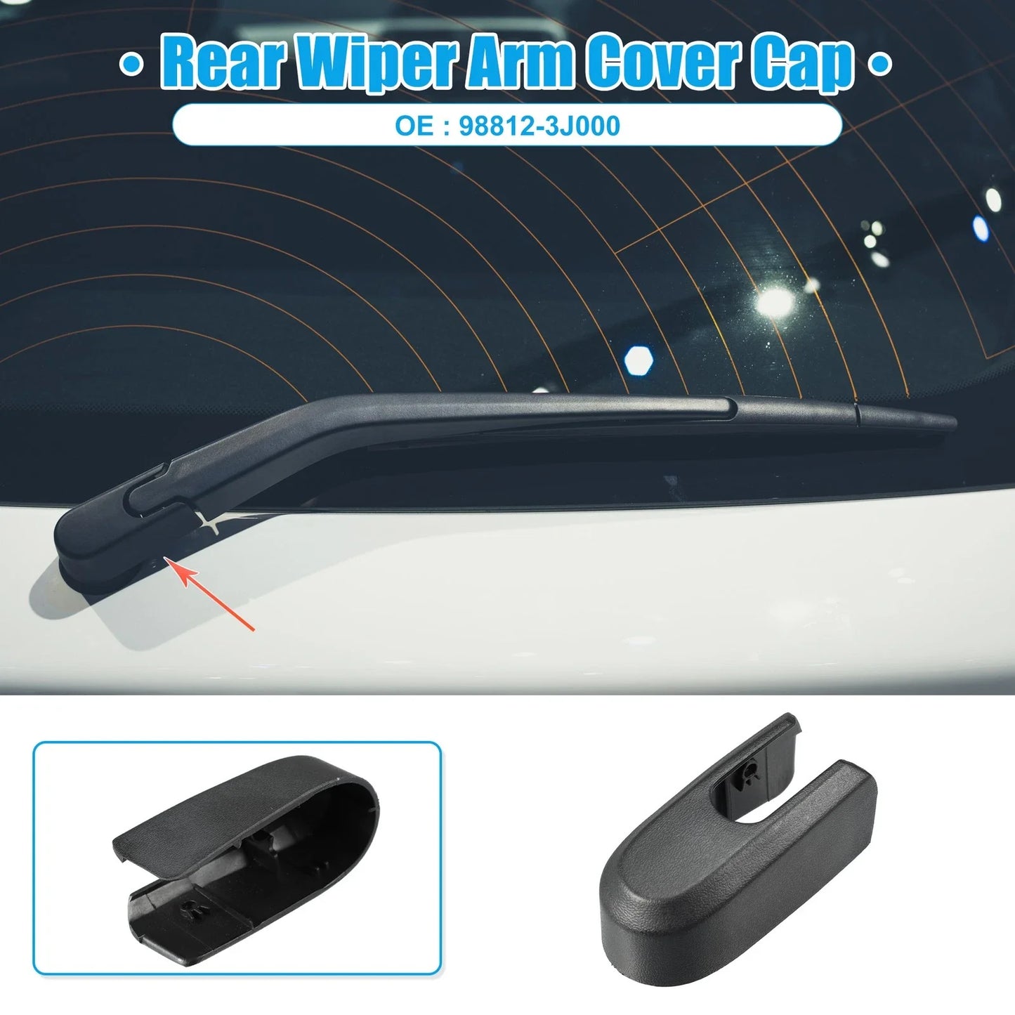 Rear Windshield Wiper Arm Cover for Hyundai Veracruz (2007-2012)