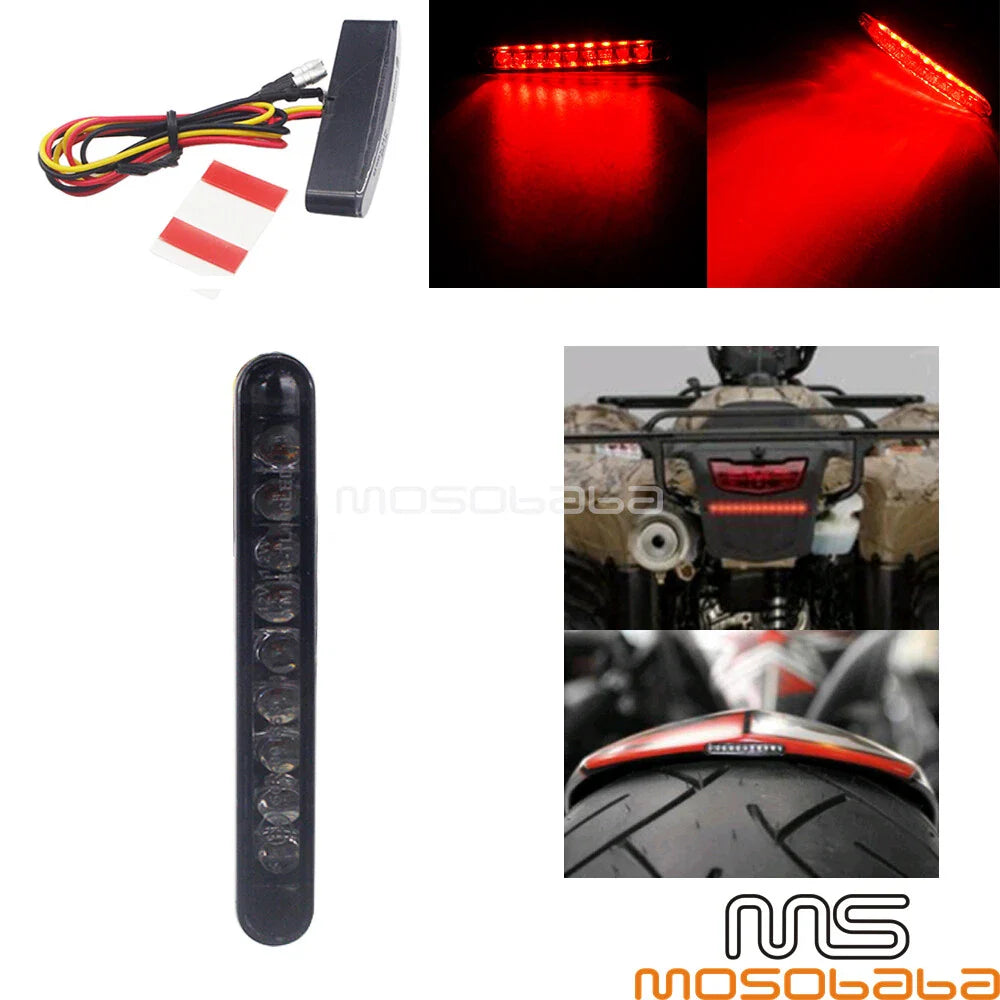 LED Rear Brake Light Taillight Fender Lamp for Honda Suzuki Yamaha
